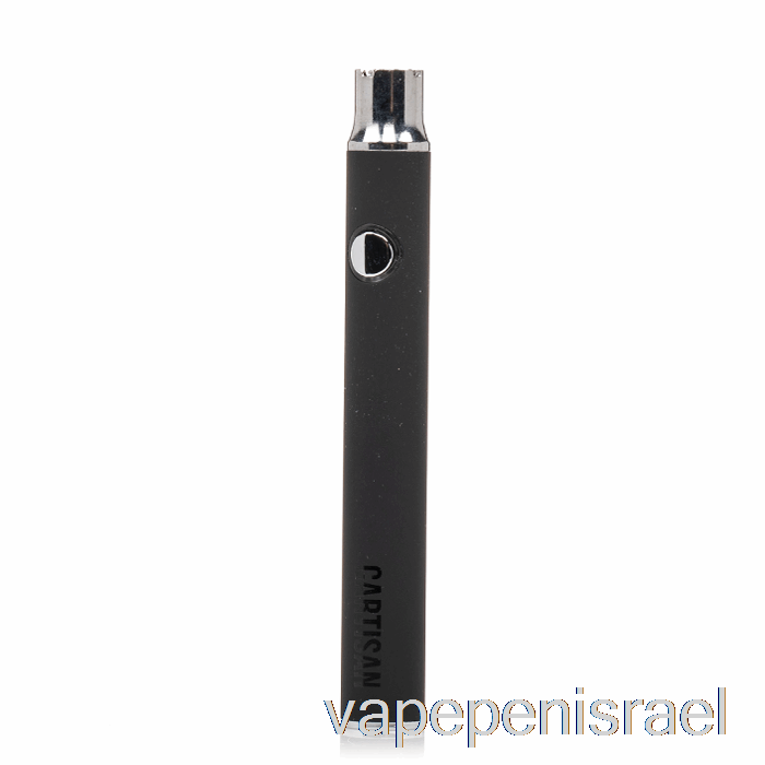 לחצן Vape Israel Cartisan חד פעמי Vv 350 510 סוללה שחורה